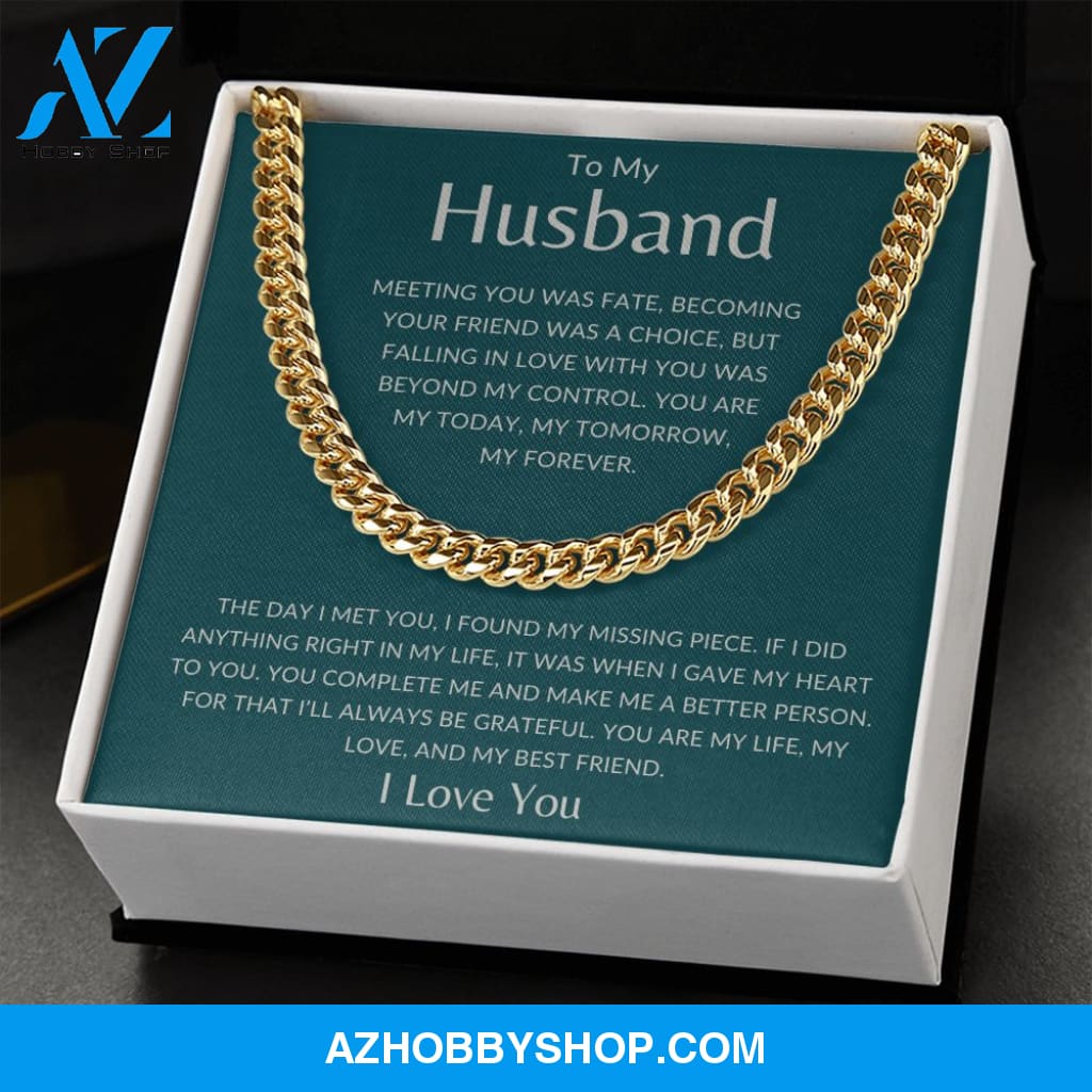 Husband - Beyond My Control - Cuban Link
