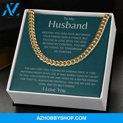 Husband - Beyond My Control - Cuban Link
