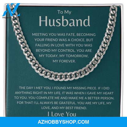 Husband - Beyond My Control - Cuban Link