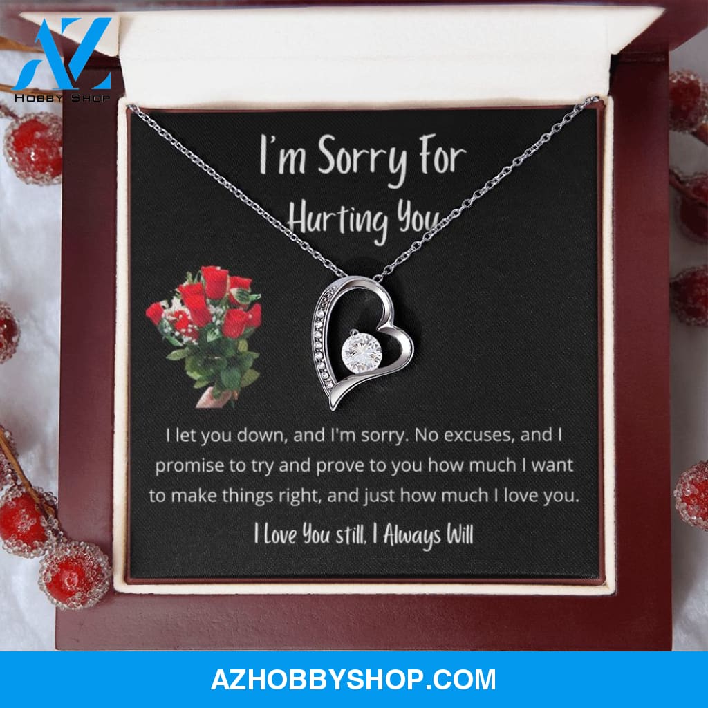 I let you down and I'm sorry - Forever Love Necklace