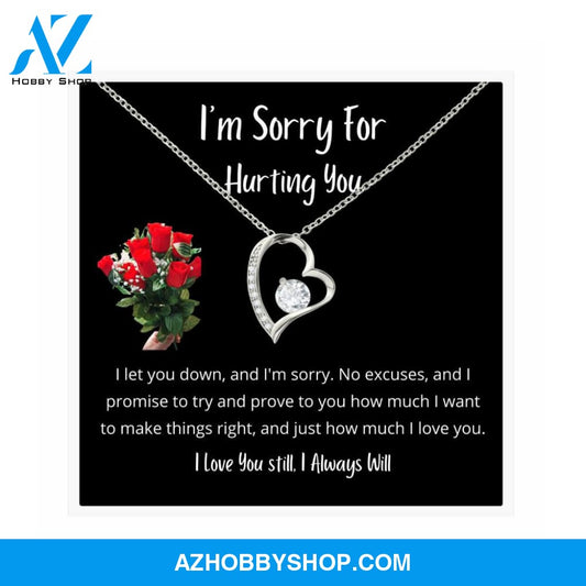 I let you down and I'm sorry - Forever Love Necklace
