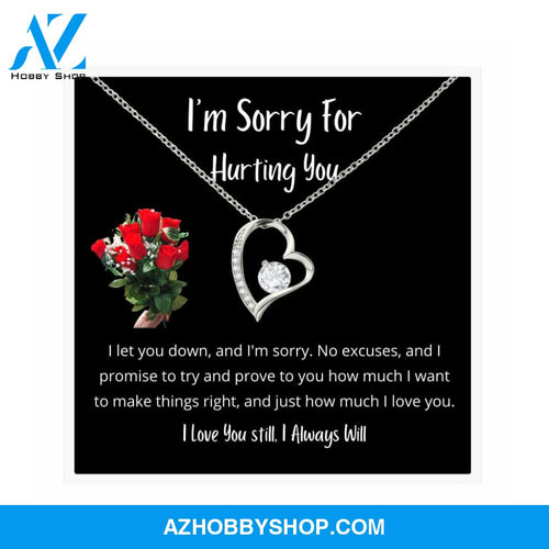 I let you down and I'm sorry - Forever Love Necklace