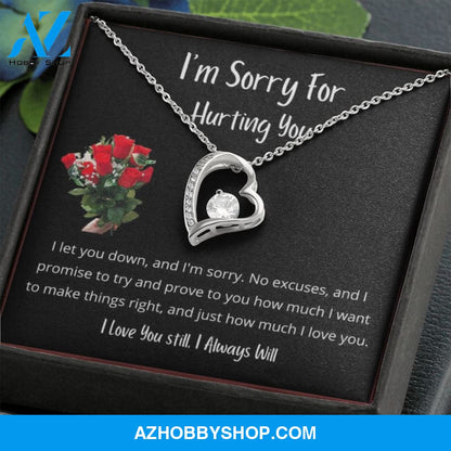 I let you down and I'm sorry - Forever Love Necklace