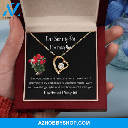 I let you down and I'm sorry - Forever Love Necklace