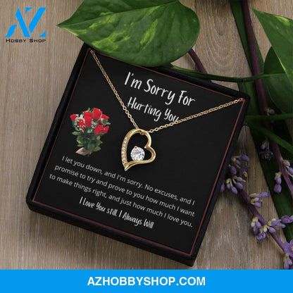 I let you down and I'm sorry - Forever Love Necklace