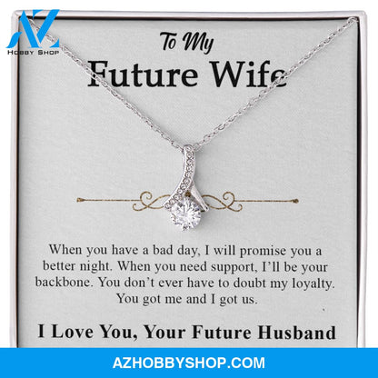 I Love You My Queen to my Future Wife Necklace