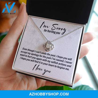 I'm Sorry For Hurting You - Love Knot Necklace