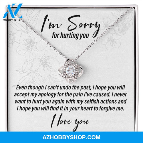 I'm Sorry For Hurting You - Love Knot Necklace