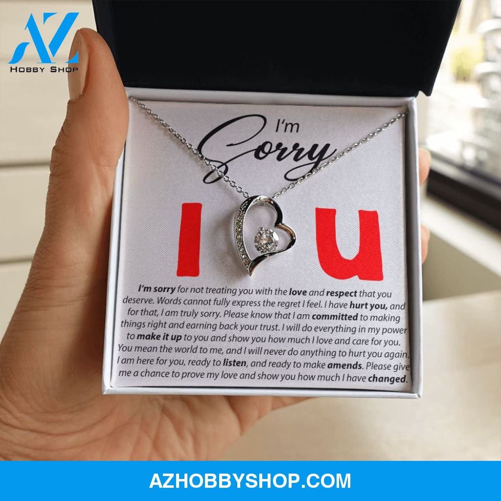 I'm Sorry - I Love You - Forever Love Necklace