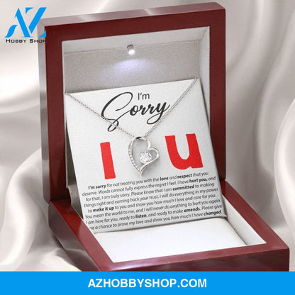 I'm Sorry - I Love You - Forever Love Necklace