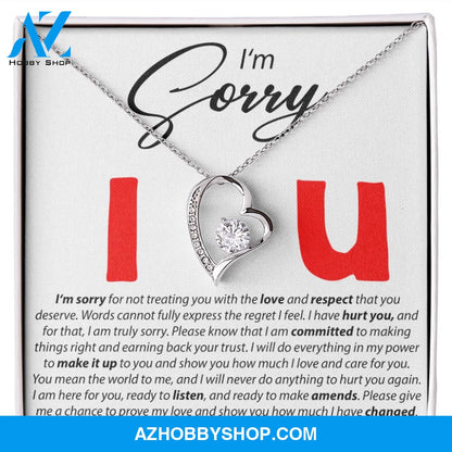 I'm Sorry - I Love You - Forever Love Necklace