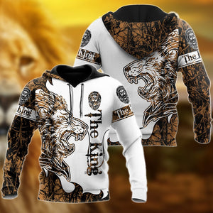 Unisex Hoodie All Over Print Lion Gifts The King Lion Tattoo Over Printed Unisex Hoodie