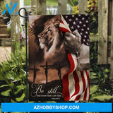 Jesus Christ, The Lion of Judah, Cross necklace, US flag - Jesus Flag