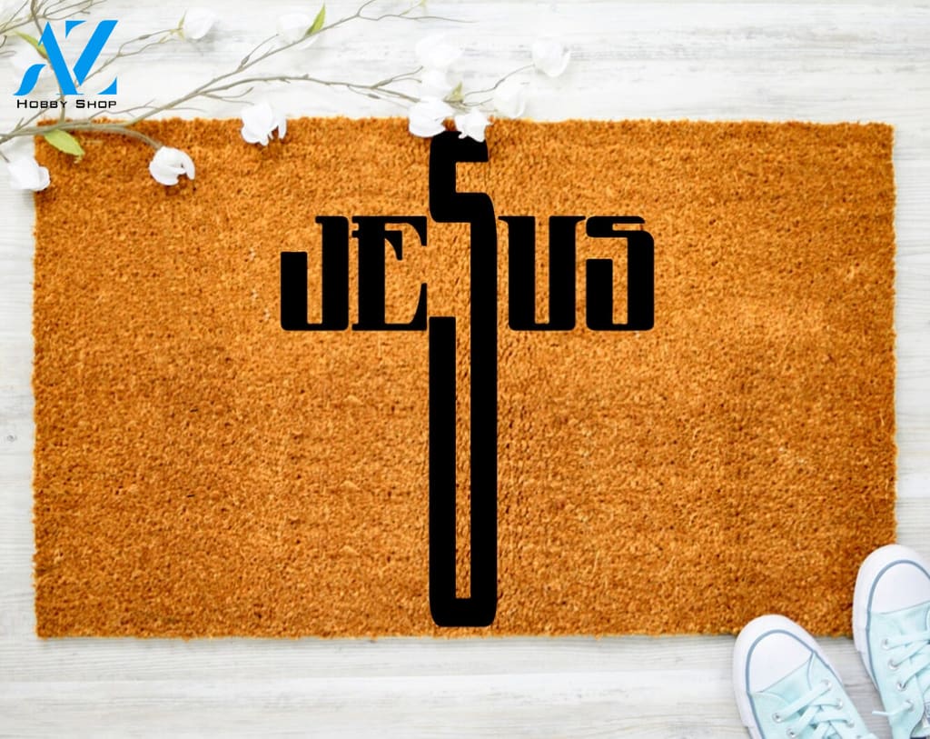 Jesus Faith Christ Doormat There is everything possible Doormat Housewarming Doormat Coir doormat