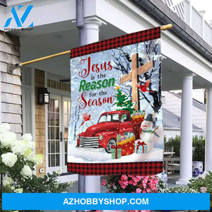 Jesus is the reason for the season 2 - Jesus, Christmas Flag