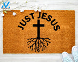 Jesus Love Saved My Life Faith Christ Doormat There is everything possible Doormat Housewarming Doormat Coir doormat