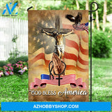 Jesus on the cross, Pray for healing, Amazing eagle, God bless America - Jesus Flag