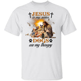 Yorkshire Terrier - Jesus is my savior, dogs are my therapy Yorkshire Terrier Apparel