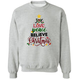 Joy, love, peace and believe in Christmas - Christmas Apparel