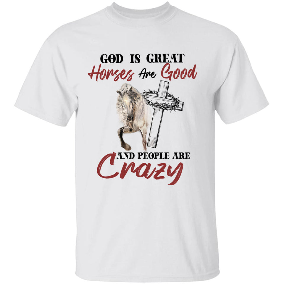 Jesus - White horse with cross - God is great - Apparel