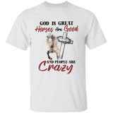 Jesus - White horse with cross - God is great - Apparel