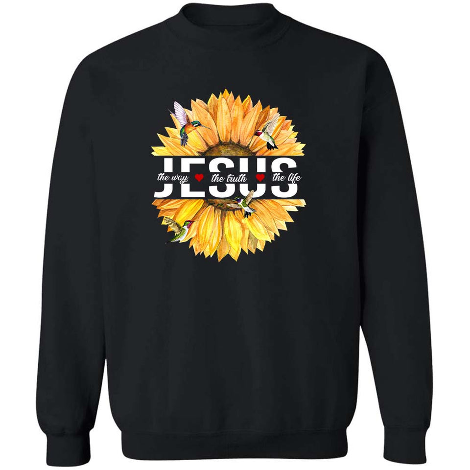 Jesus and sunflower - The way, the truth, the life Apparel