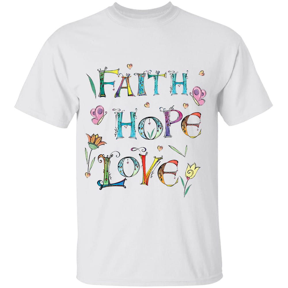 Jesus - Faith, hope, love - Apparel