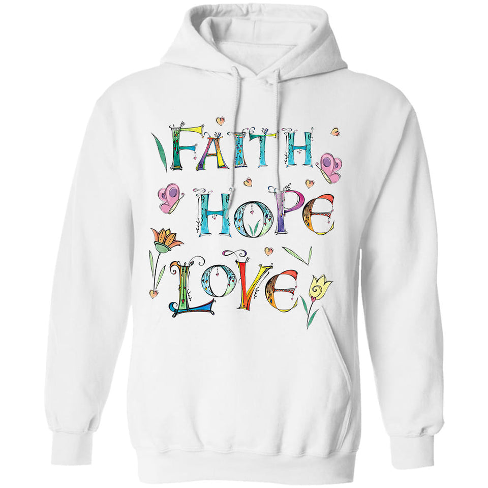 Jesus - Faith, hope, love - Apparel