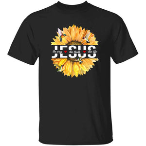 Jesus and sunflower - The way, the truth, the life Apparel