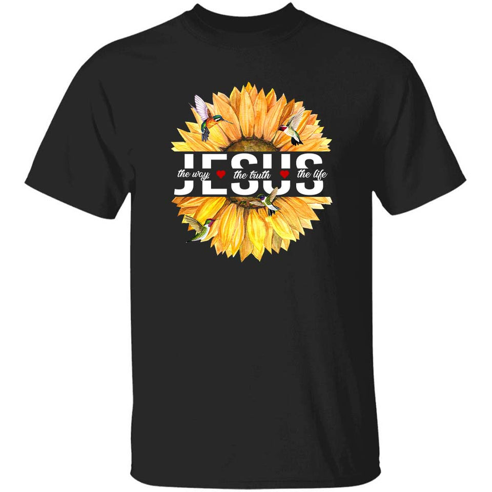 Jesus and sunflower - The way, the truth, the life Apparel