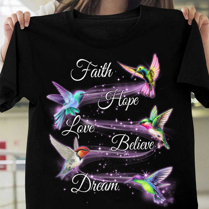 Hummingbird - Faith, hope, love - Jesus Apparel
