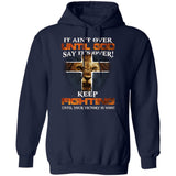 Jesus - Lion - If ain't over until God say it's over - Apparel