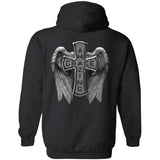 Jesus - Cross with wing - Amazing grace - Back-printed Apparel