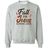 Fall for Jesus, He never leaves 2 - Jesus Apparel