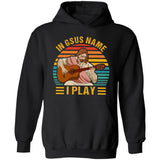 Jesus playing guitar - In jsus name I play - Apparel