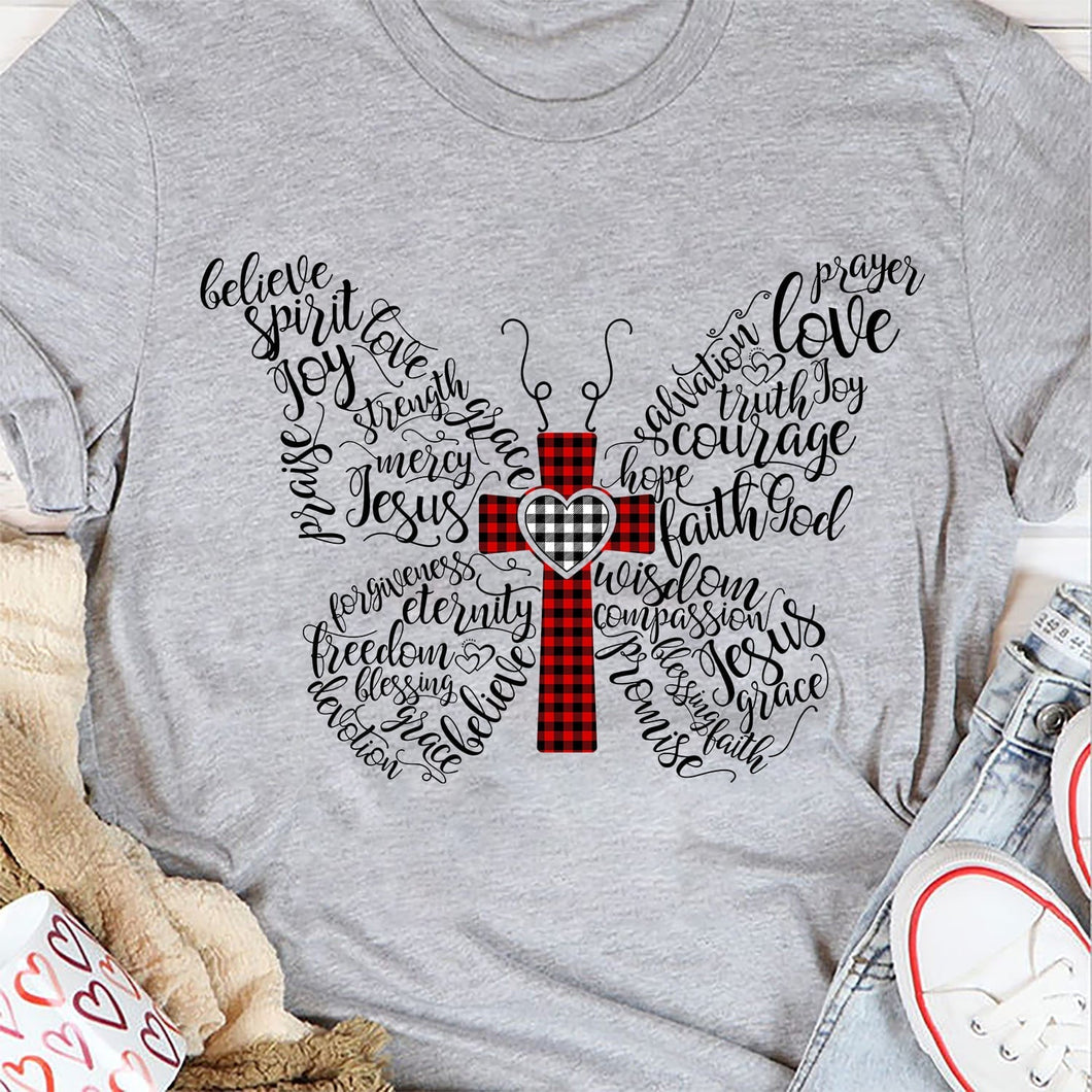 Jesus - Cross - Word cloud - Apparel
