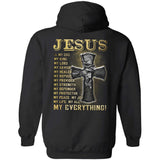 Jesus - The cross - Jesus is my everything - Back-printed Apparel