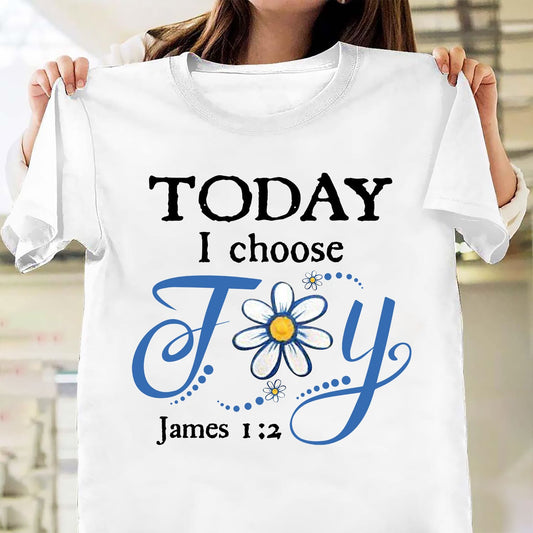 Jesus, flower art, daisy - Today I choose joy Apparel