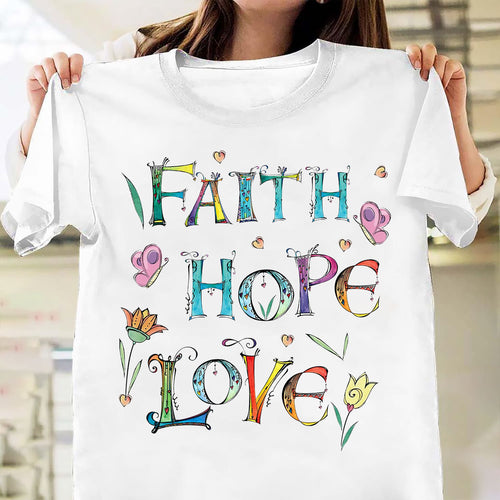 Jesus - Faith, hope, love - Apparel