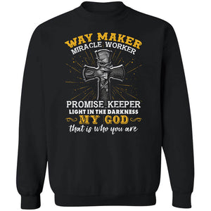 Jesus - Cross - Way maker, miracle worker - Apparel