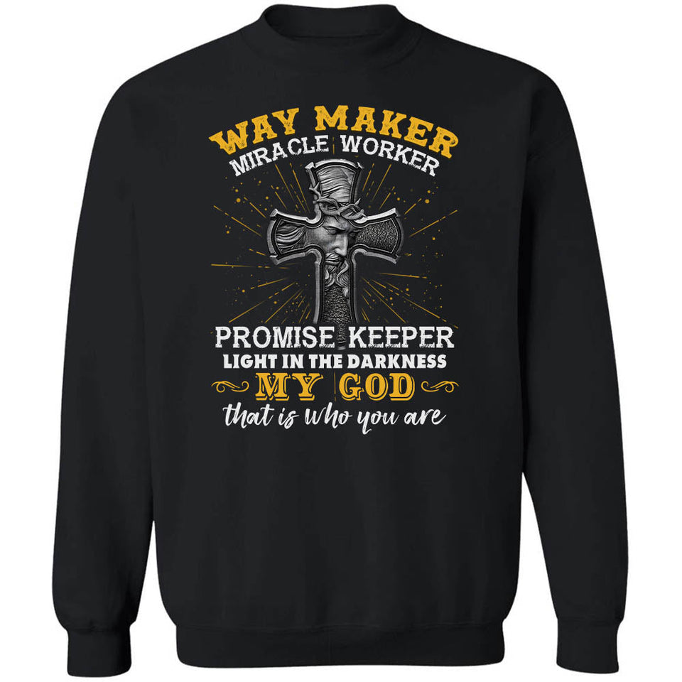 Jesus - Cross - Way maker, miracle worker - Apparel