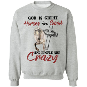 Jesus - White horse with cross - God is great - Apparel