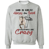 Jesus - White horse with cross - God is great - Apparel