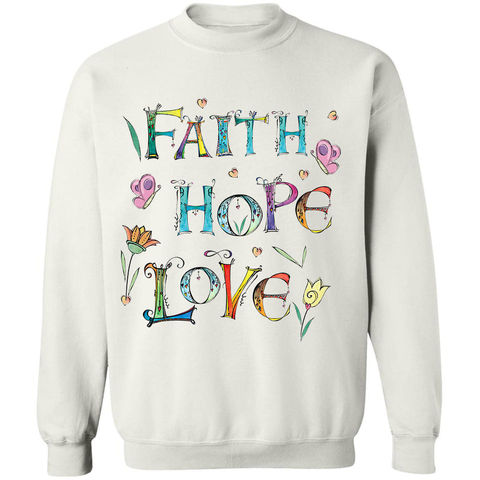 Jesus - Faith, hope, love - Apparel