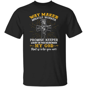 Jesus - Cross - Way maker, miracle worker - Apparel