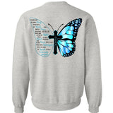 Jesus - Butterfly - I can only imagine- Back-printed Apparel