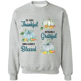 Pumpkin - So very thankful, incredibly grateful, unbelievably blessed - Apparel