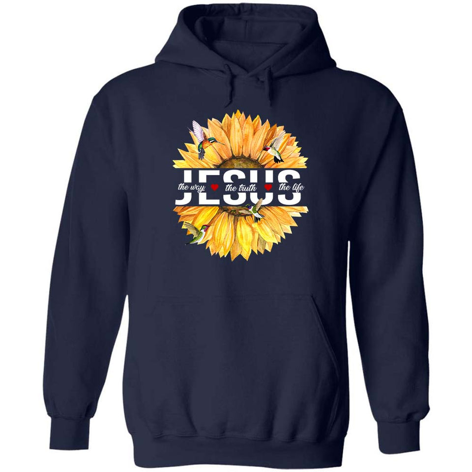 Jesus and sunflower - The way, the truth, the life Apparel