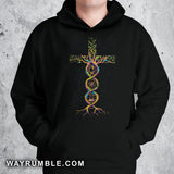 Colorful science symbol, Beautiful cross - Jesus Apparel