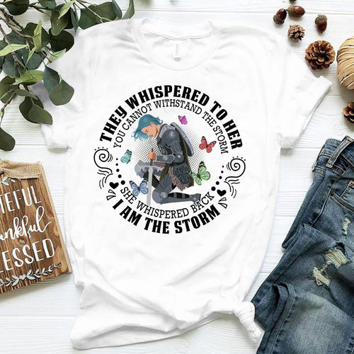 Amazing woman warrior - I am the storm Jesus Apparel